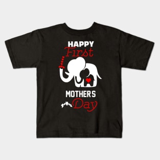 happy first mother's day new mom unique gift Kids T-Shirt